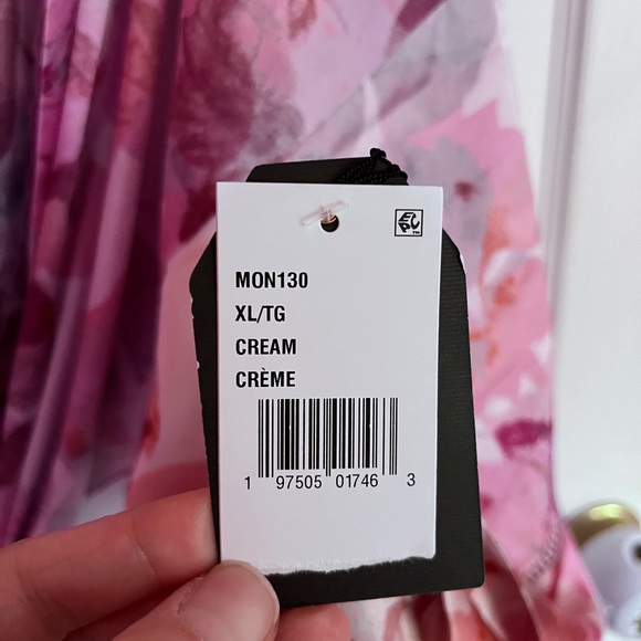 Marion Print Ladder Trim Satin Robe - Picture 8 of 10